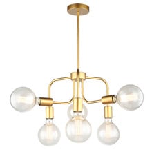 Modern Hexa Iron 6 Light Pendant